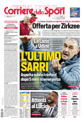 Cover of Corriere dello Sport (Lazio)