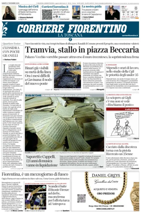 Cover of Corriere Fiorentino