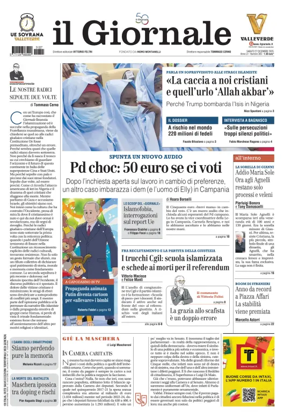 Cover of Il Giornale (Italy)