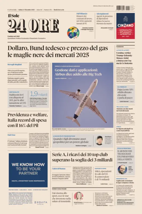 Cover of Il Sole 24 Ore