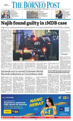 Cover of The Borneo Post