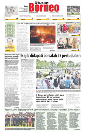 Cover of Utusan Borneo (Sarawak)