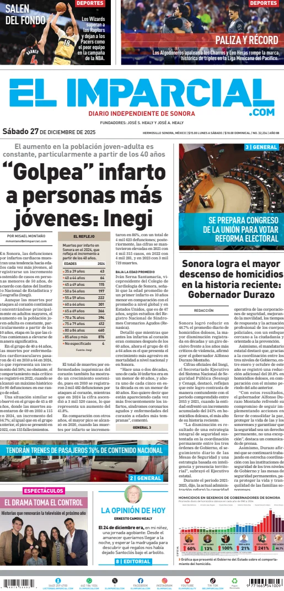 Cover of El Imparcial