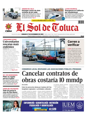 Cover of El Sol de Toluca