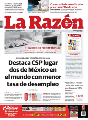 Cover of La Razon de Mexico