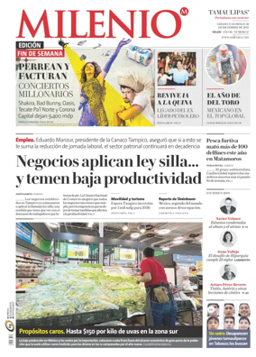 Cover of Milenio Tamaulipas
