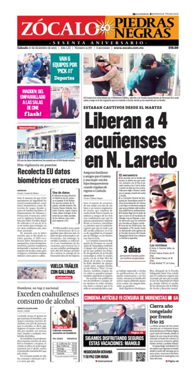 Cover of Zócalo Piedras Negras