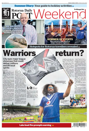 Cover of Rotorua Daily Post