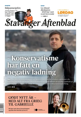 Cover of Stavanger Aftenblad