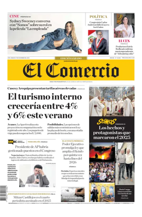 Cover of Diario El Comercio