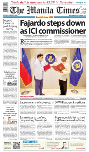 Cover of Manila Times