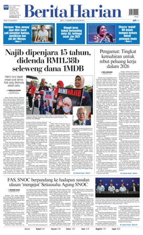 Cover of Berita Harian