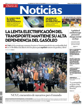 Cover of Diario de Noticias (Spain)