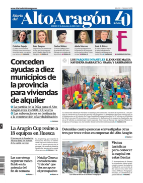 Cover of Diario del Alto Aragon