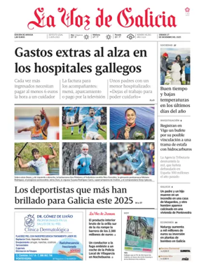 Cover of La Voz de Galicia (Arousa)