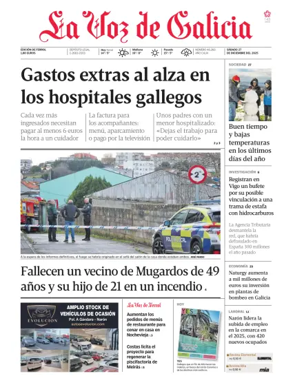 Cover of La Voz de Galicia (Ferrol)