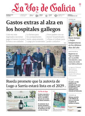Cover of La Voz de Galicia (Lugo)