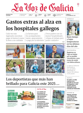 Cover of La Voz de Galicia (Vigo)