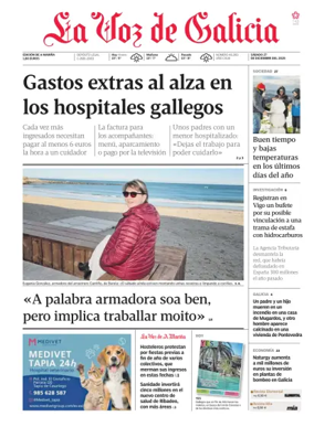 Cover of La Voz de Galicia (Viveiro)