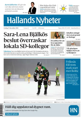 Cover of Hallands Nyheter
