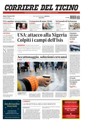 Cover of Corriere del Ticino