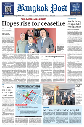 Cover of Bangkok Post