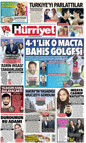 Cover of Hurriyet