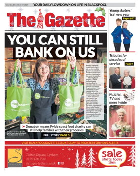 Cover of Blackpool Gazette