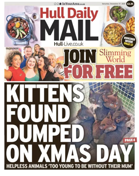 Cover of Hull Daily Mail