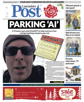 Cover of Lancashire Evening Post