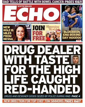 Cover of South Wales Echo