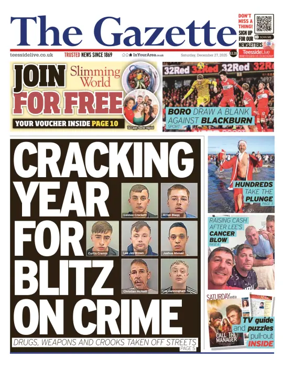 Cover of Teesside Evening Gazette