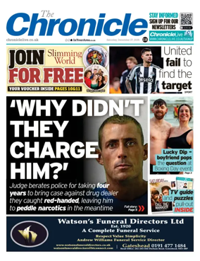 Cover of The Chronicle (South Tyneside and Durham)