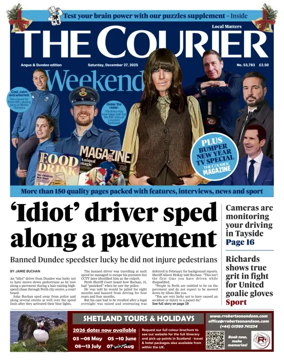 Cover of The Courier & Advertiser (Angus and The Mearns Edition)