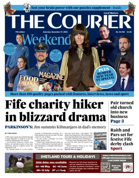Cover of The Courier & Advertiser (Fife Edition)