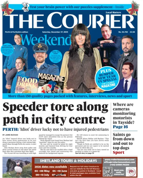 Cover of The Courier & Advertiser (Perth and Perthshire Edition)