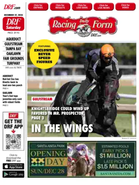 Cover of Daily Racing Form National Digital Edition
