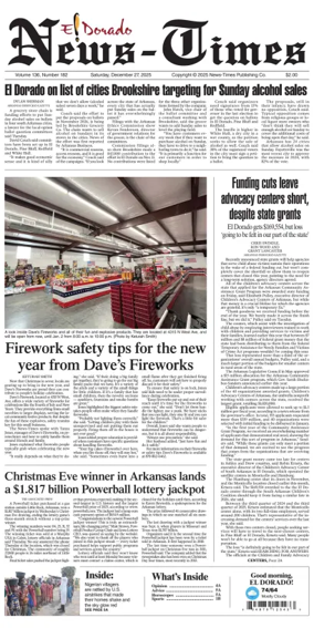 Cover of El Dorado News-Times (VCID - Camden News)