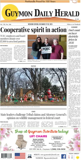 Cover of Guymon Daily Herald