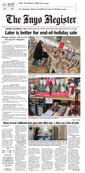 Cover of Inyo Register