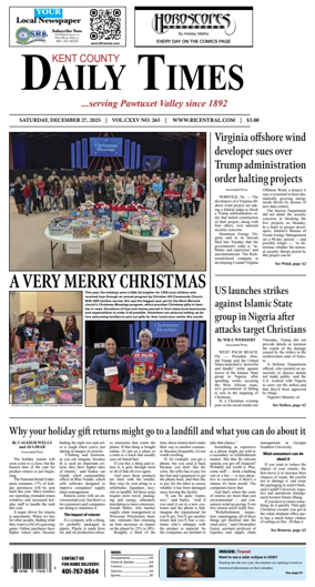 Cover of Kent County Daily Times