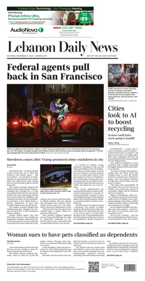 Cover of Lebanon Daily News