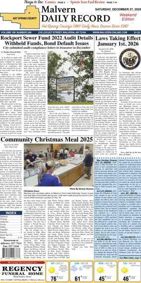 Cover of Malvern Daily Record