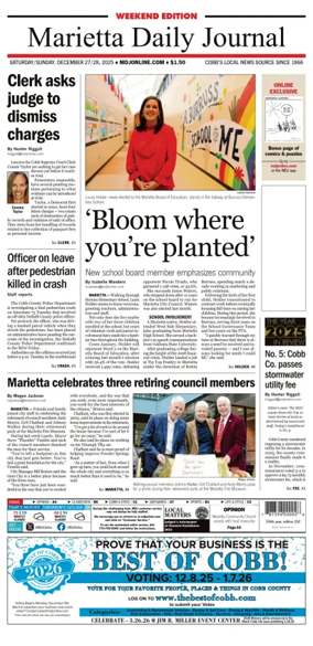 Cover of Marietta Daily Journal