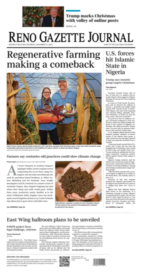 Cover of Reno Gazette Journal