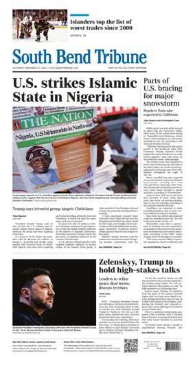 Cover of South Bend Tribune