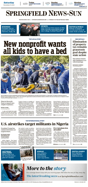 Cover of Springfield News-Sun