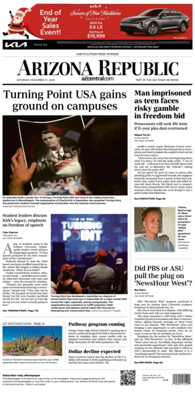 Cover of The Arizona Republic