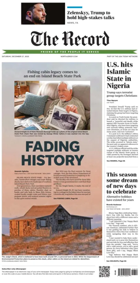 Cover of The Bergen Record