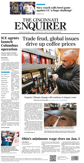 Cover of The Cincinnati Enquirer